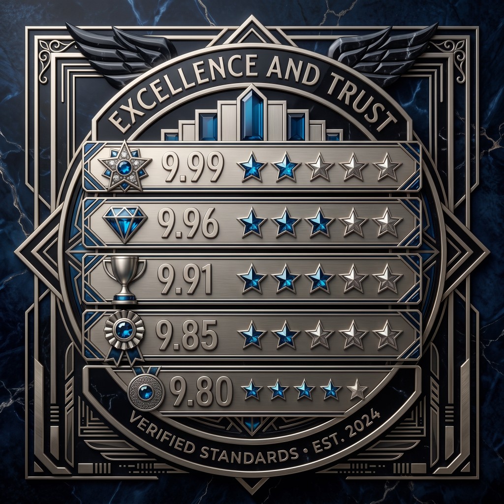 Emblem Excellence and Trust mit verifizierten Bewertungen